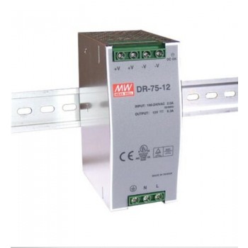DR-75-24 for  CE approved DIN rail style power supply refurbished